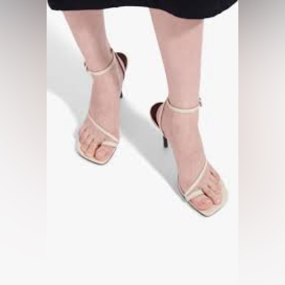 Staud Mona Sandals in Cream- Size 38/ US 8